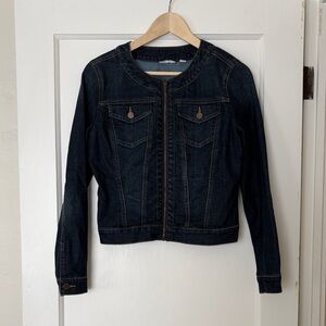 New York & Company Dark Blue Jean Jacket